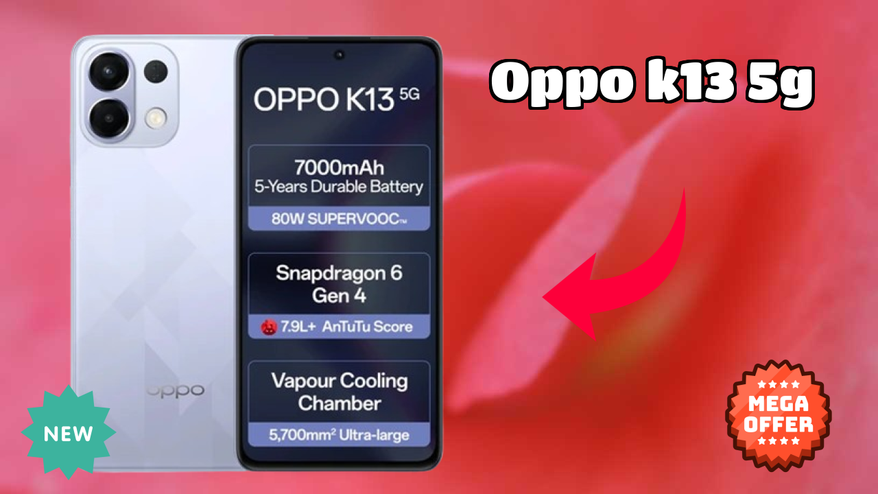 OPPO K13 5G Display Analysis: 6.67 Inches (16.94 Cm) Screen