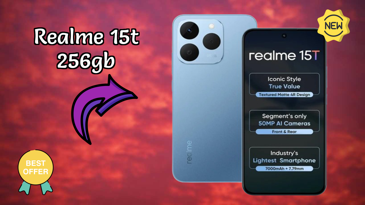 Realme 15T 256GB Hands-On Review: MediaTek Dimensity 6400 Max Performance Tested