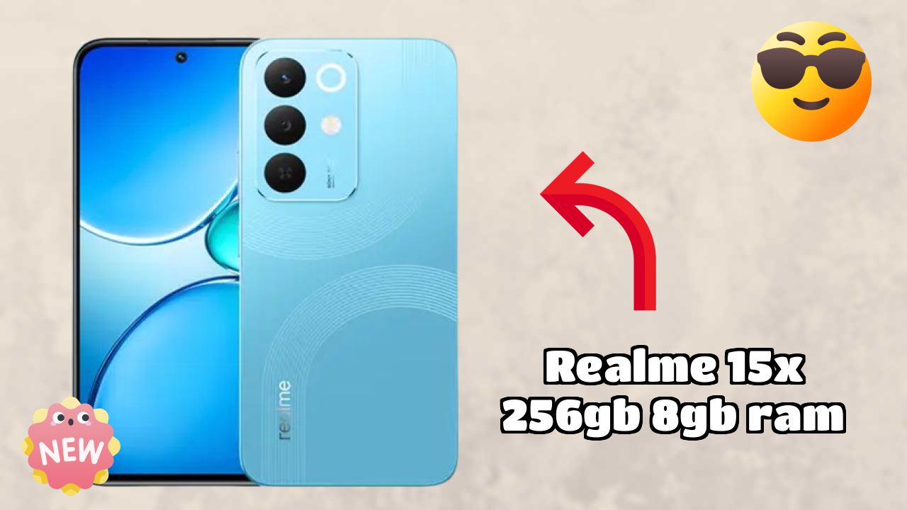 Realme 15x 256GB 8GB RAM Display Technology: IPS LCD Quality
