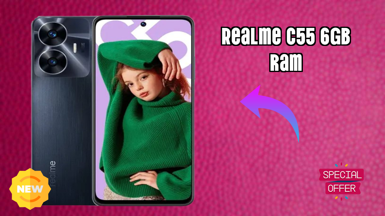 Realme C55 6GB RAM Display Size: 6.72 Inches (17.07 Cm) Screen Test