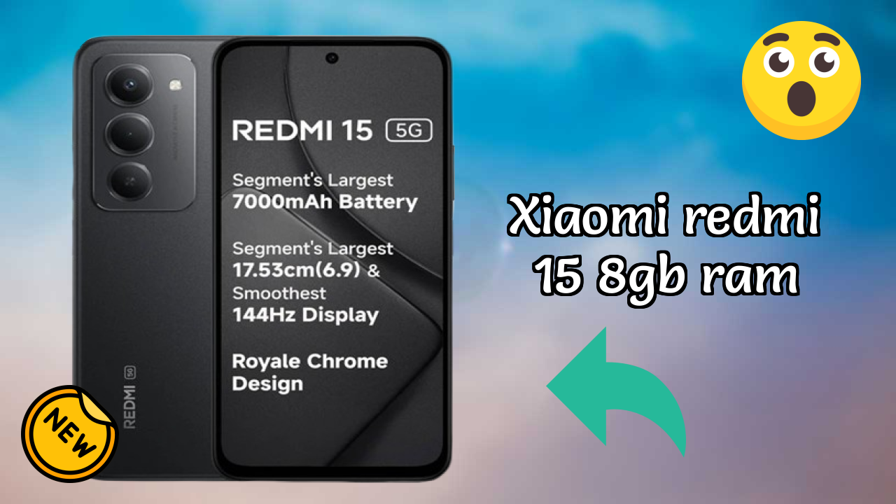 Xiaomi Redmi 15 8GB RAM at ₹15,998 - Complete Specifications