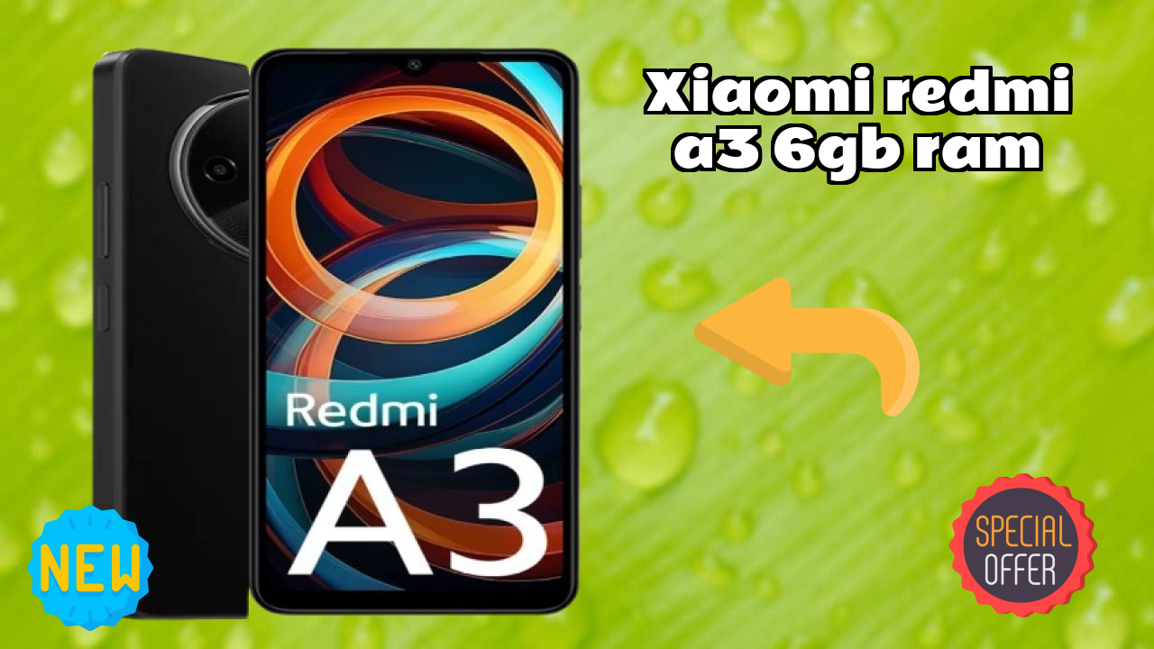 Xiaomi Redmi A3 6GB RAM Display Technology: IPS LCD Review